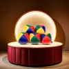 Factory direct supply of PU leather small sandbag balls, specially designed for games, lightweight and durable, balloon-shaped small sandbags, safe and environmentally friendly, children's game sandbag balls details Picture